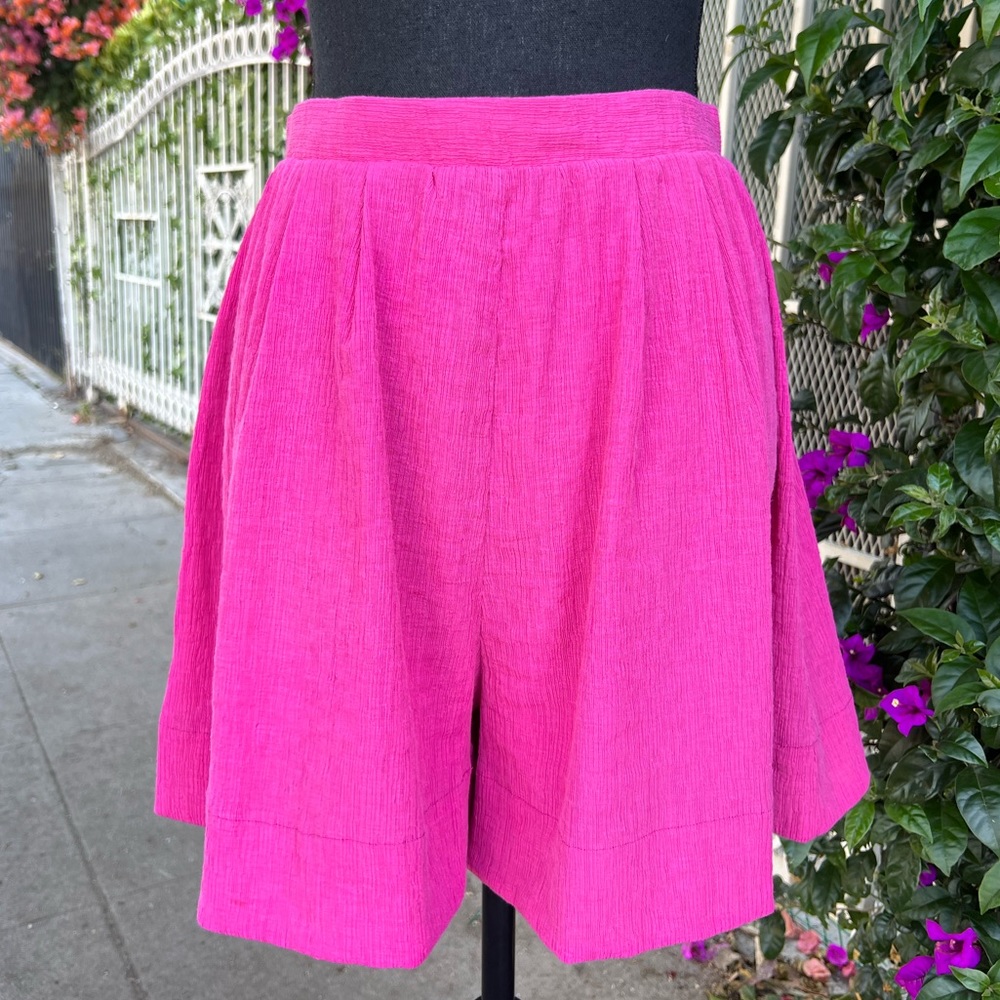 Zara - Hot Pink Trouser Shorts 🩷